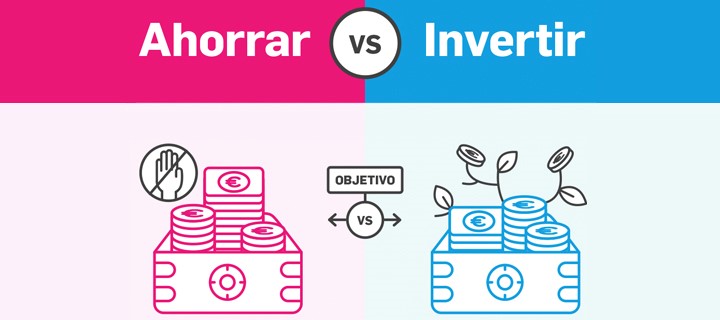 Ahorrar vs Invertir [Infografía]
